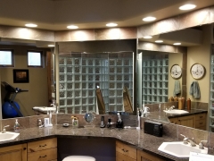 Wide Mirror 2 Sinks