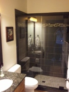 Tub conversion to glass shower