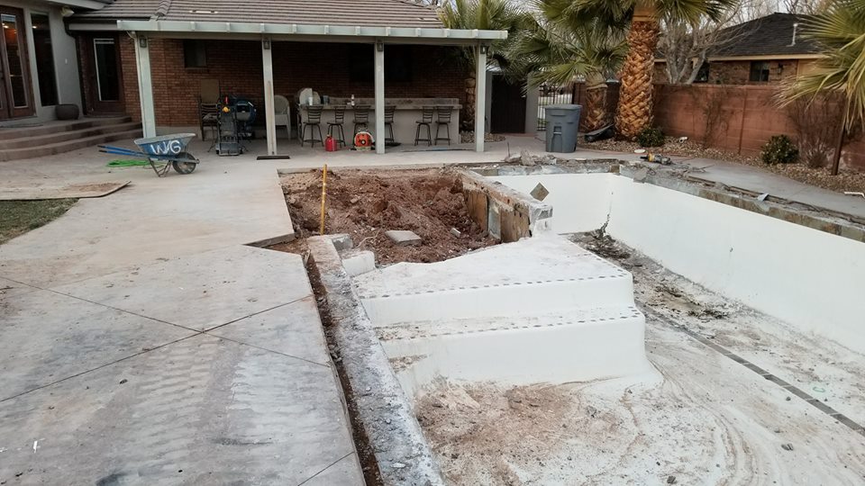 Pool in Process of Re-Construction
