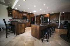 Comfy, Warm Kitchen with Many Canned Lights