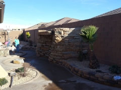 Backyard Waterfall
